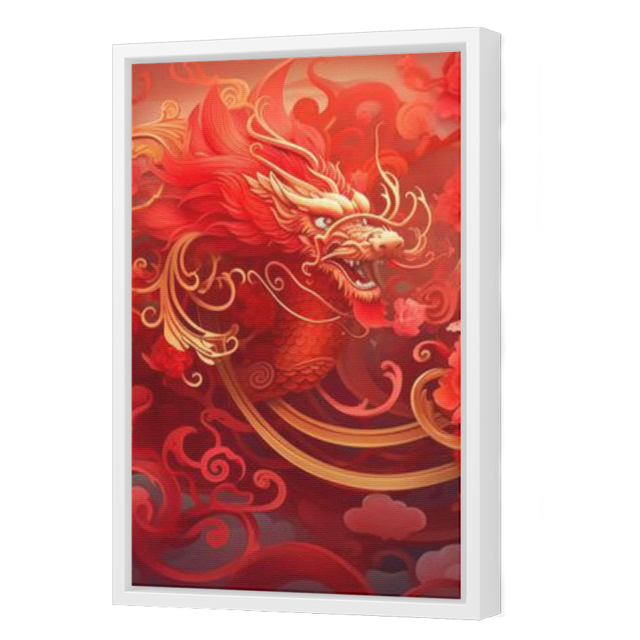 Thumbnail for Canvas - White Floating Frame