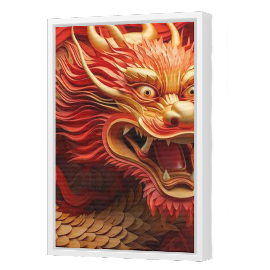 Thumbnail for Canvas - White Floating Frame