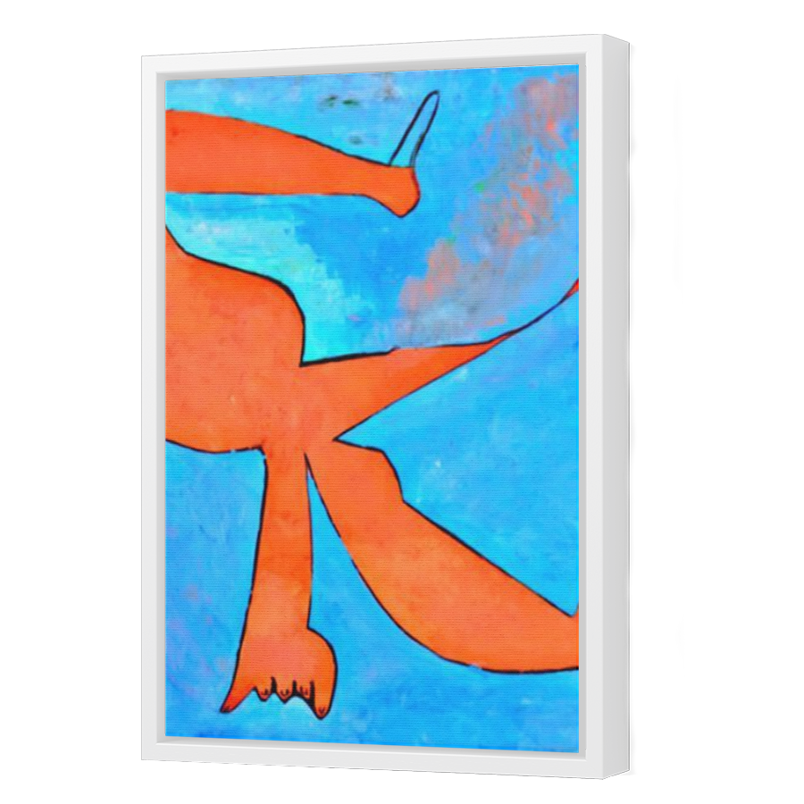 Thumbnail for Canvas - White Floating Frame