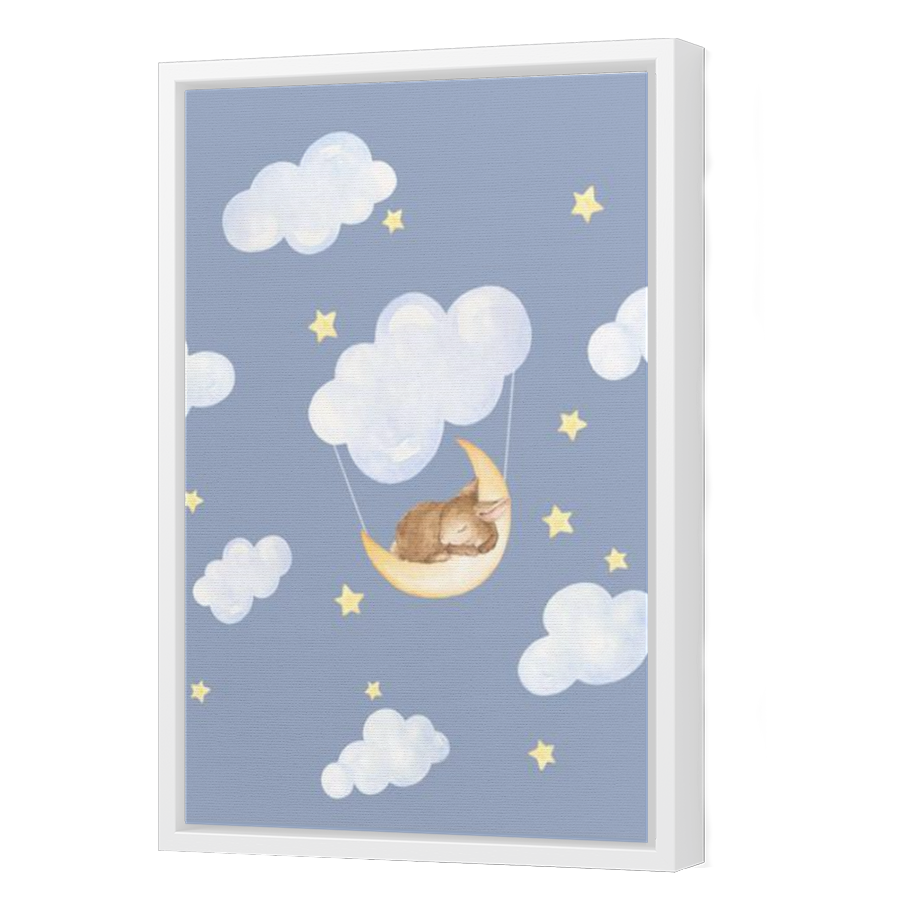Thumbnail for Canvas - White Floating Frame