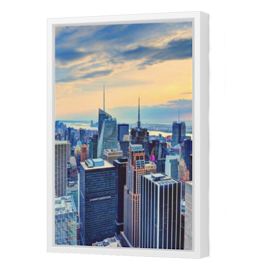 Thumbnail for Canvas - White Floating Frame