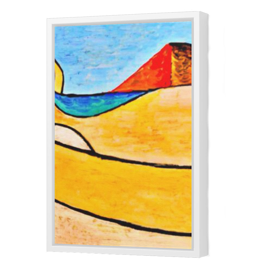 Thumbnail for Canvas - White Floating Frame