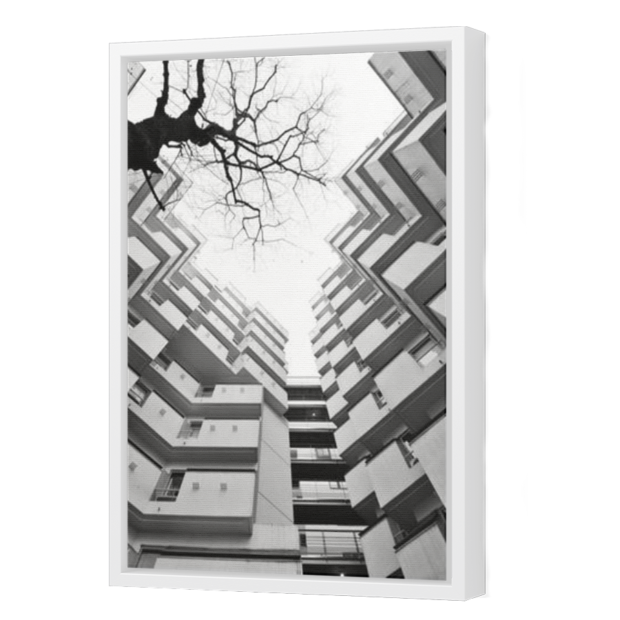 Thumbnail for Canvas - White Floating Frame