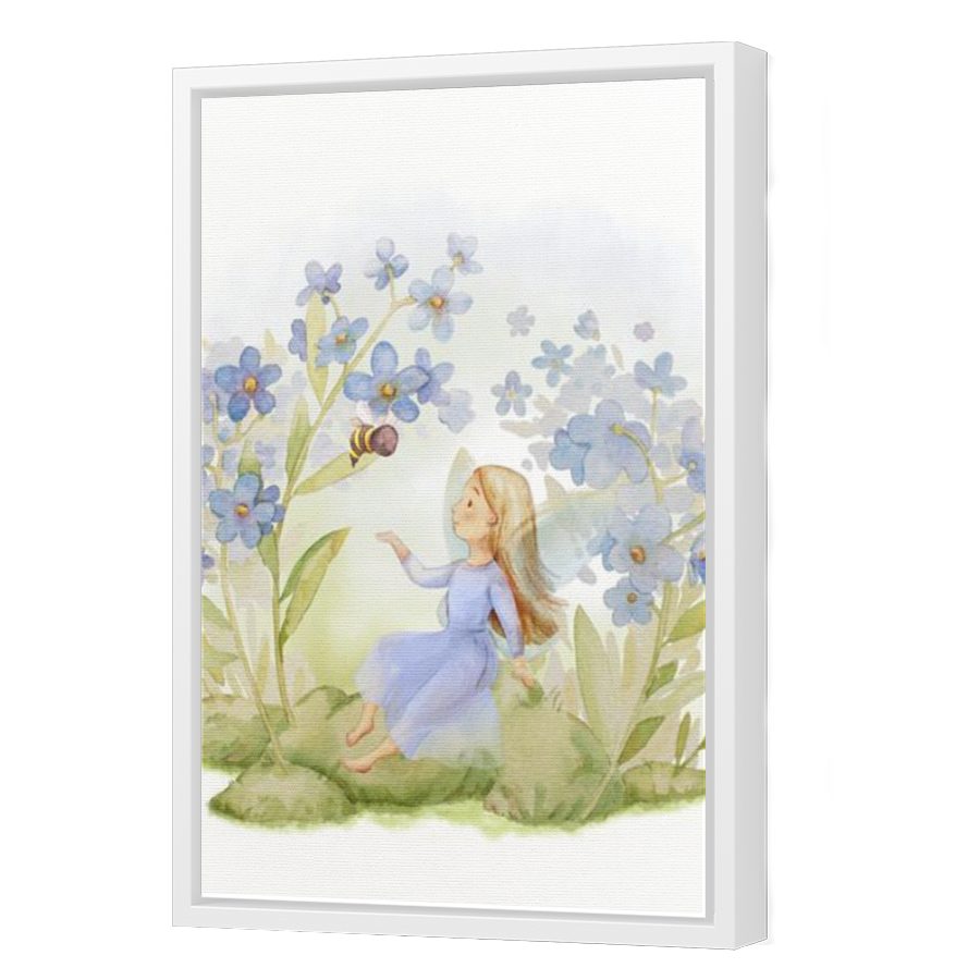 Thumbnail for Canvas - White Floating Frame