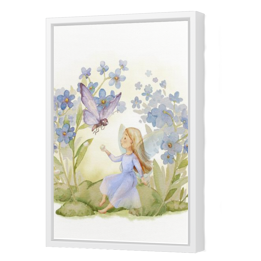 Thumbnail for Canvas - White Floating Frame