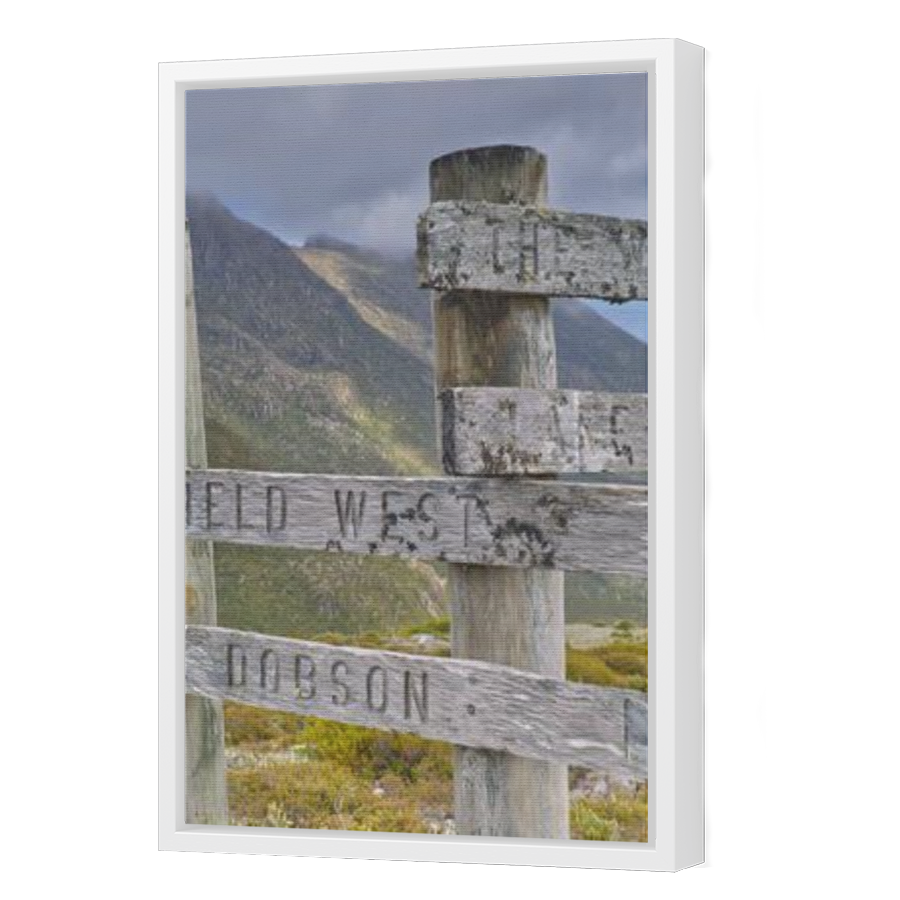 Thumbnail for Canvas - White Floating Frame