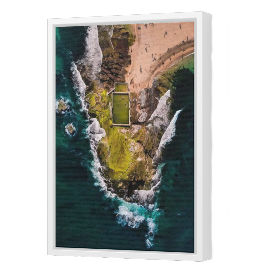 Thumbnail for Canvas - White Floating Frame