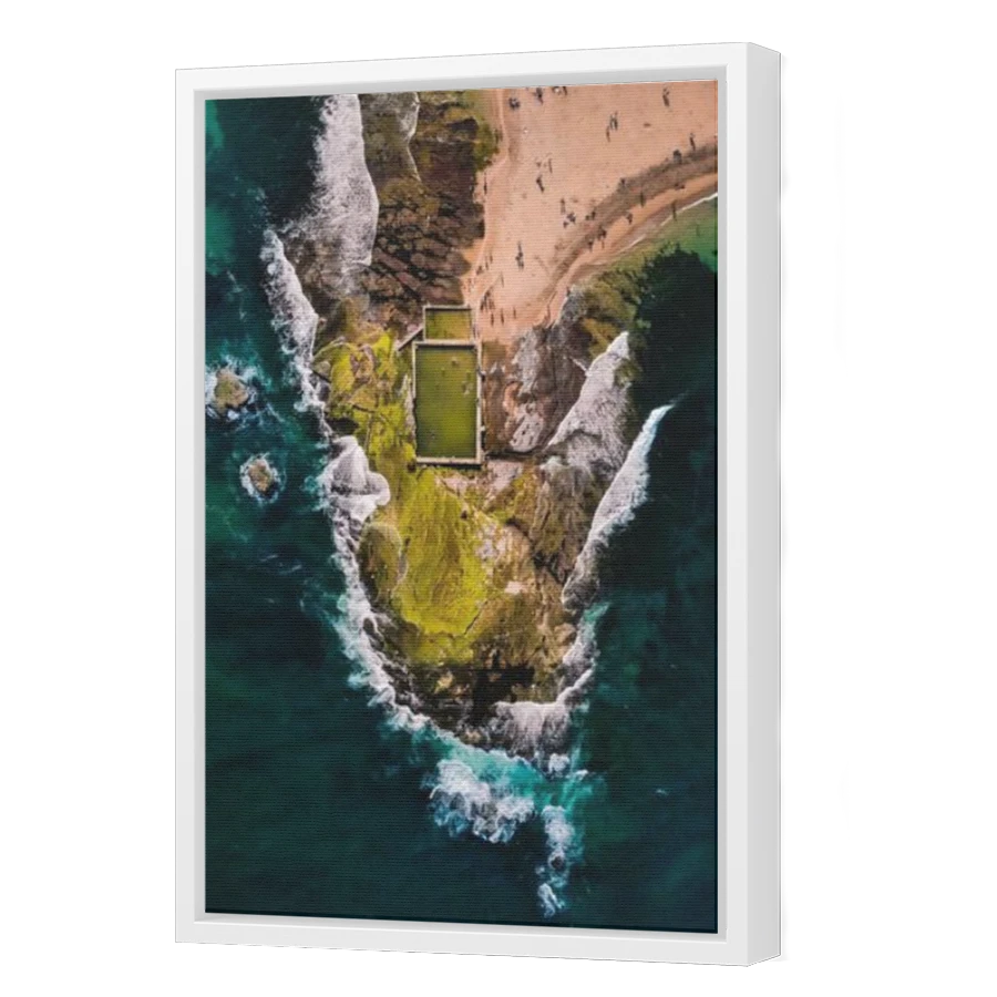 Thumbnail for Canvas - White Floating Frame