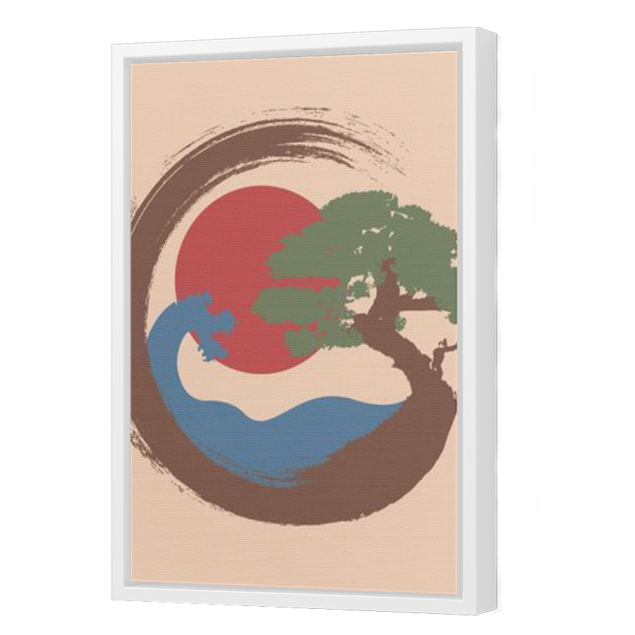 Thumbnail for Canvas - White Floating Frame