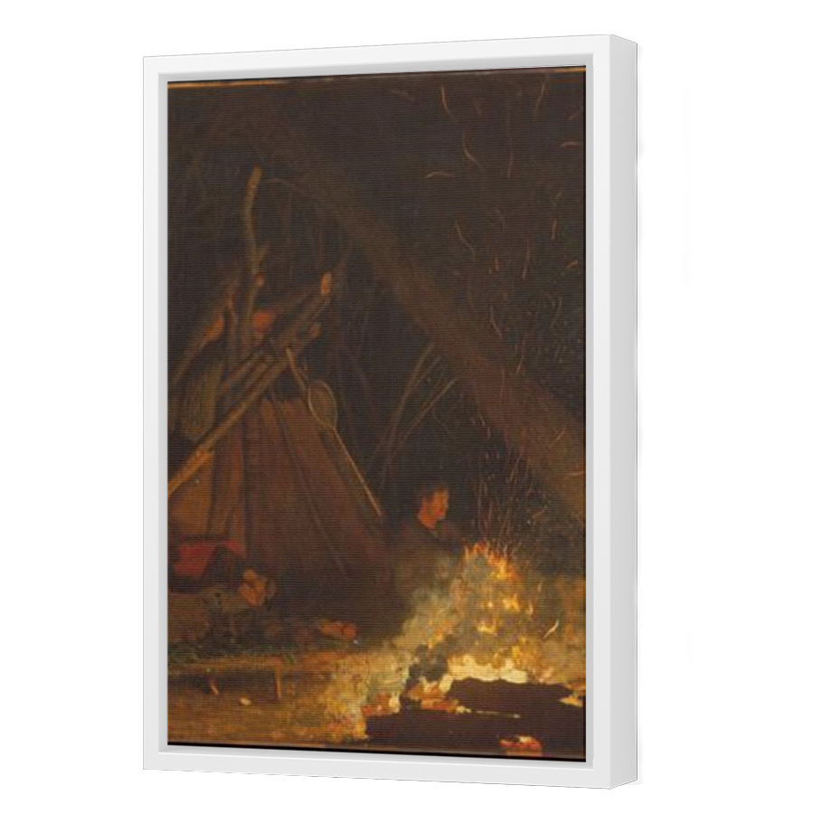 Thumbnail for Canvas - White Floating Frame