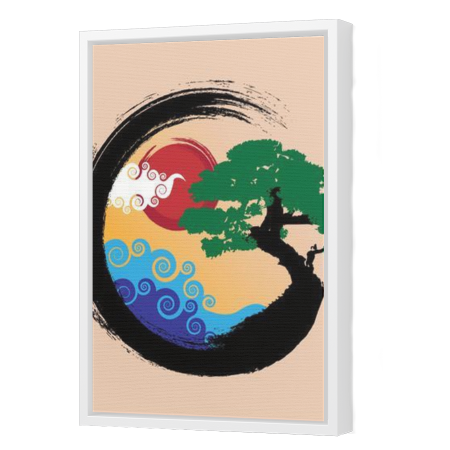 Thumbnail for Canvas - White Floating Frame
