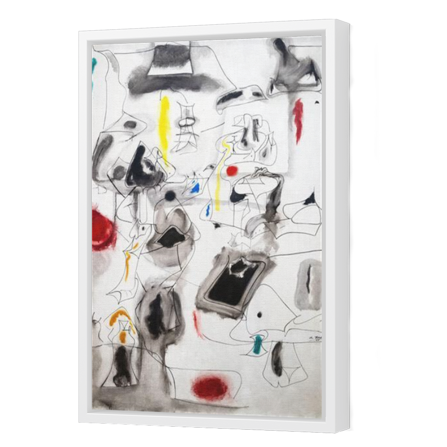 Thumbnail for Canvas - White Floating Frame