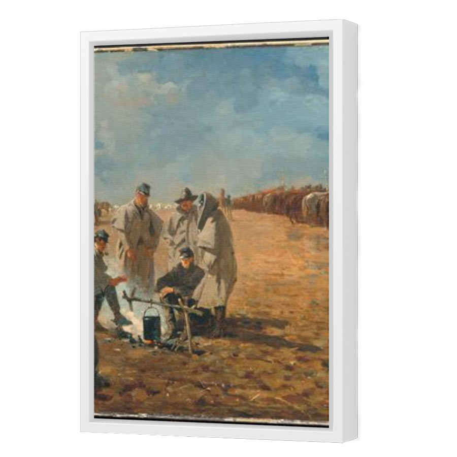 Thumbnail for Canvas - White Floating Frame