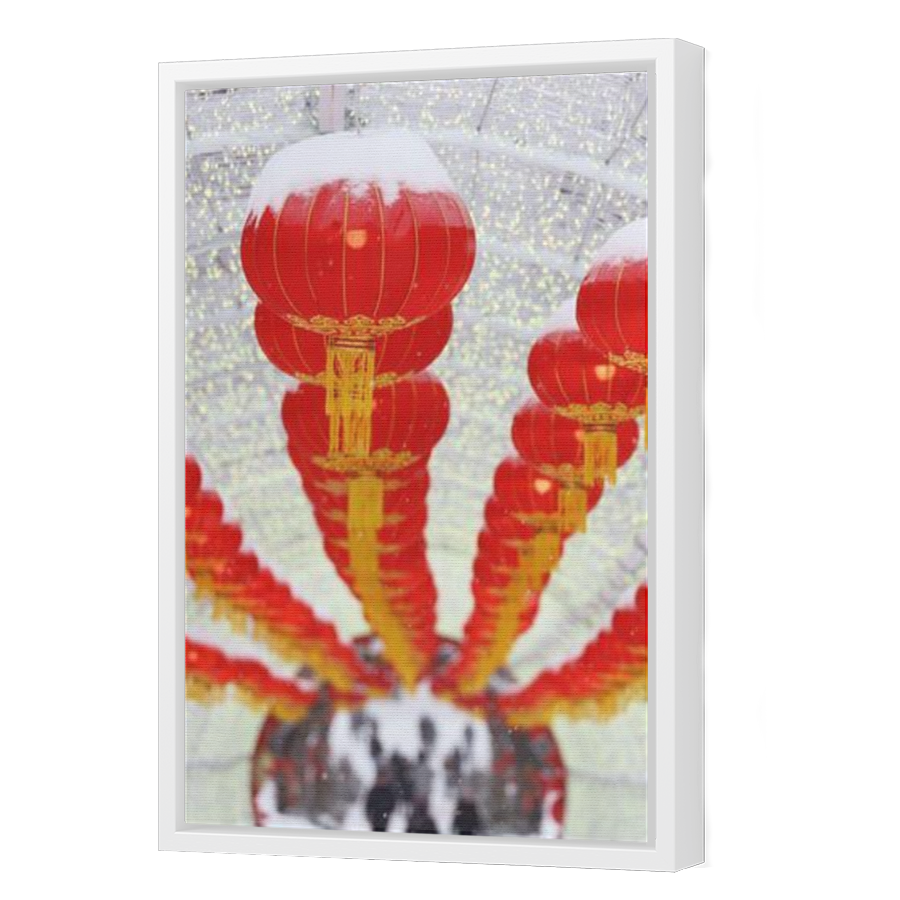 Thumbnail for Canvas - White Floating Frame