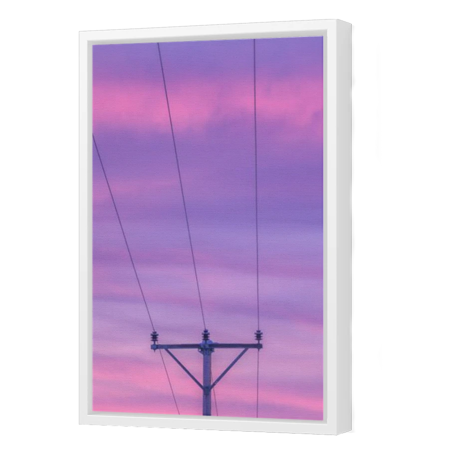 Thumbnail for Canvas - White Floating Frame