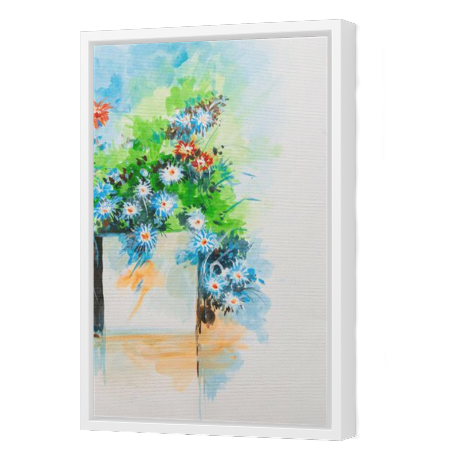 Thumbnail for Canvas - White Floating Frame