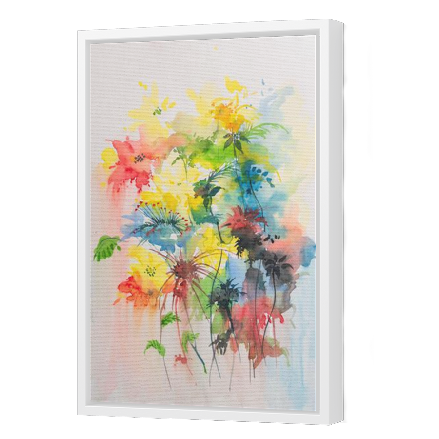 Thumbnail for Canvas - White Floating Frame