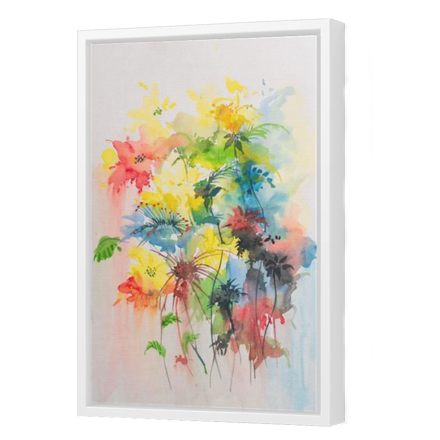 Thumbnail for Canvas - White Floating Frame