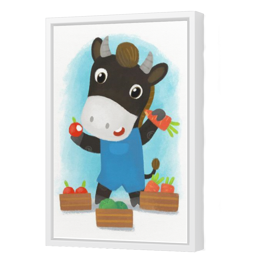 Thumbnail for Canvas - White Floating Frame