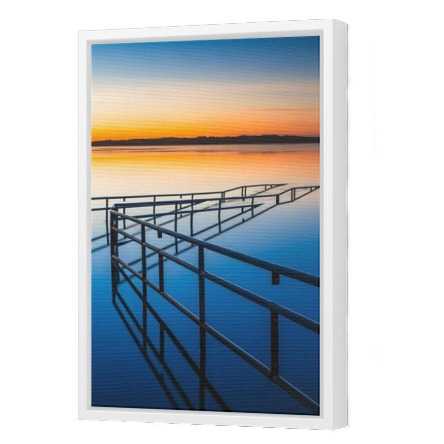 Thumbnail for Canvas - White Floating Frame