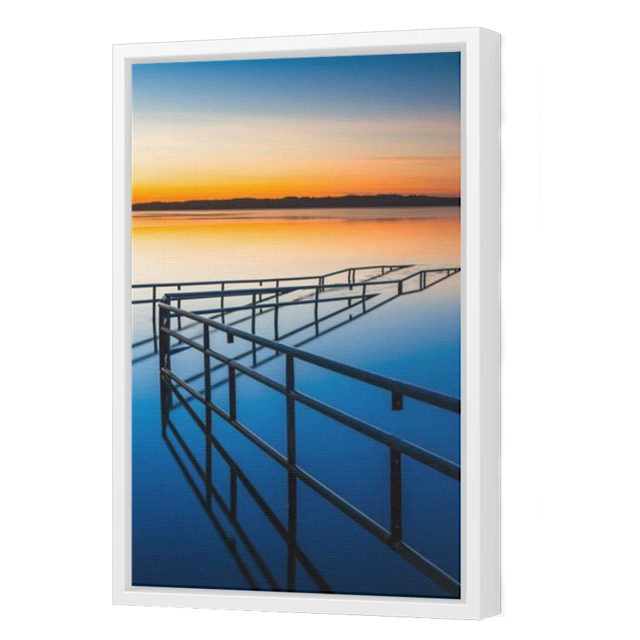 Thumbnail for Canvas - White Floating Frame