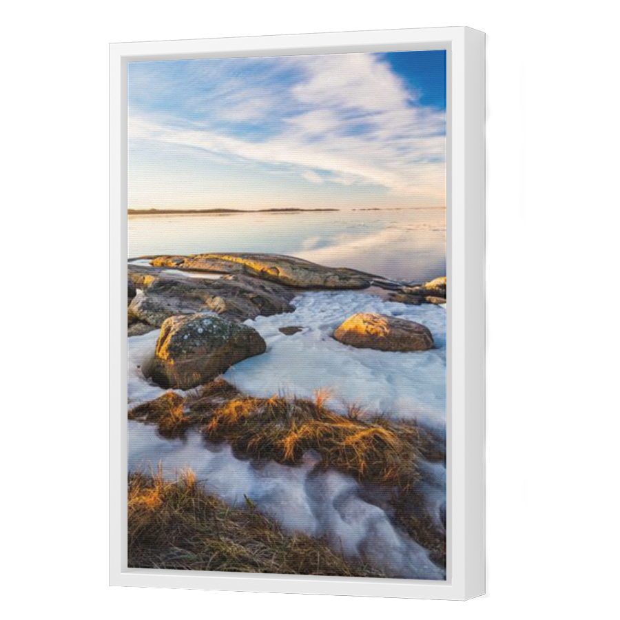Thumbnail for Canvas - White Floating Frame