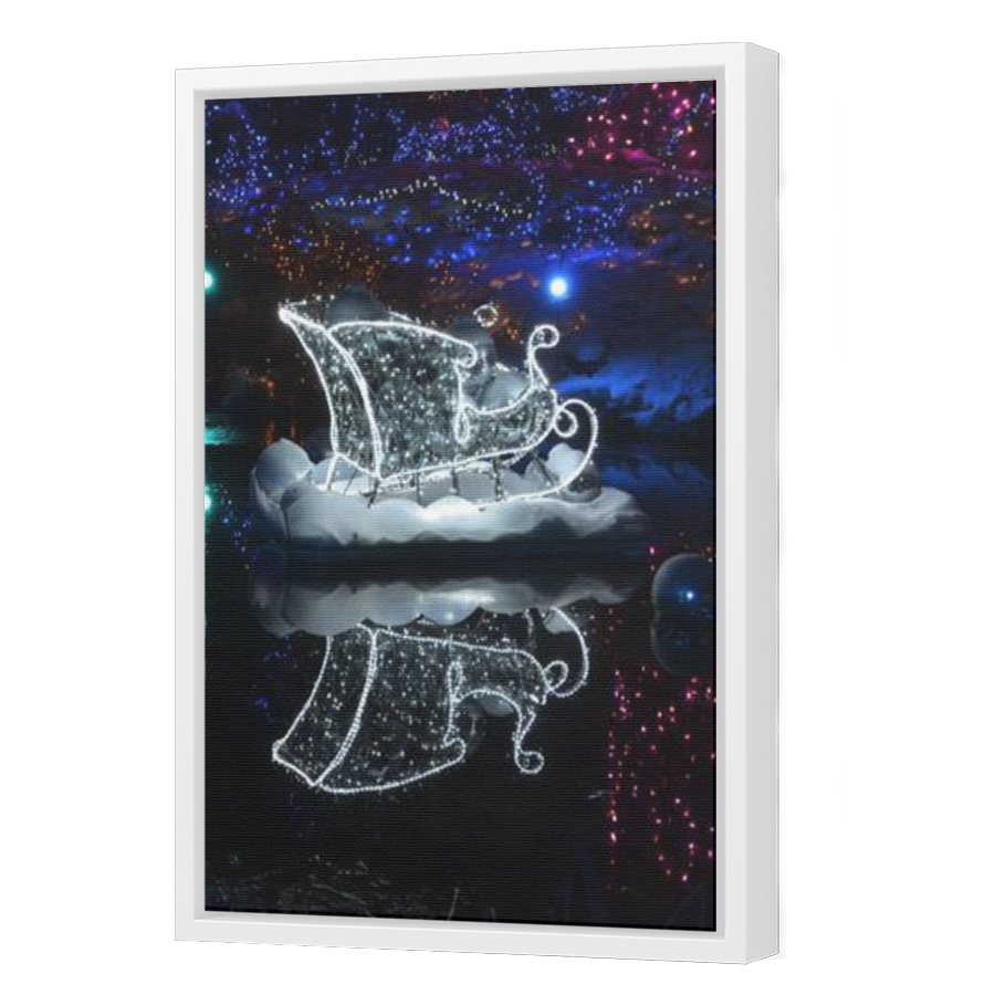 Thumbnail for Canvas - White Floating Frame