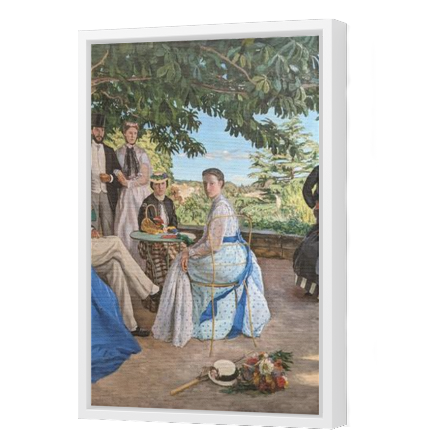 Thumbnail for Canvas - White Floating Frame