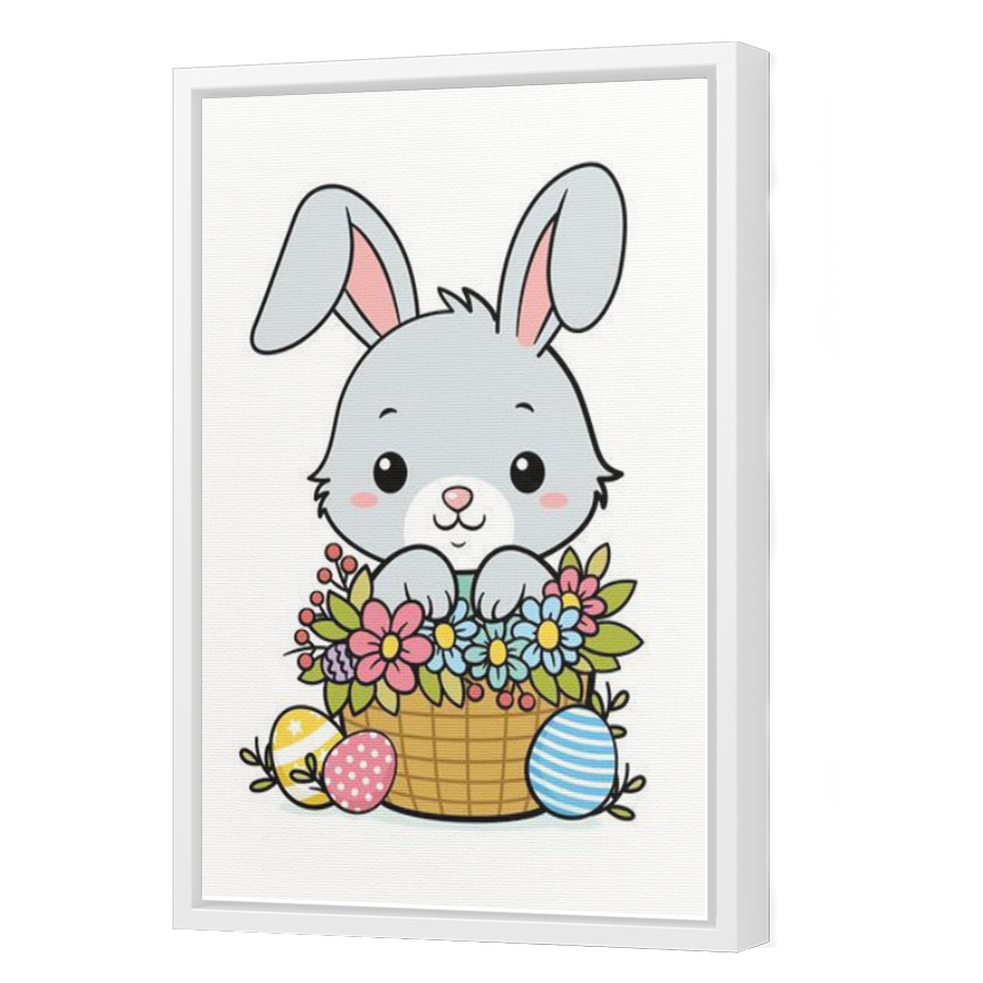 Thumbnail for Canvas - White Floating Frame