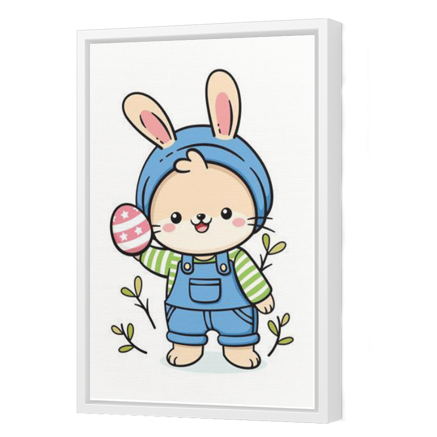 Thumbnail for Canvas - White Floating Frame