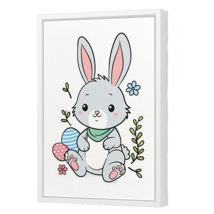 Thumbnail for Canvas - White Floating Frame