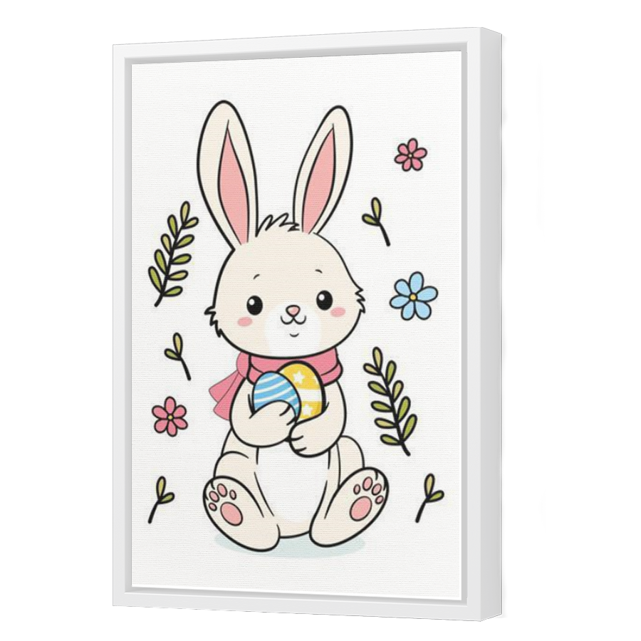Thumbnail for Canvas - White Floating Frame
