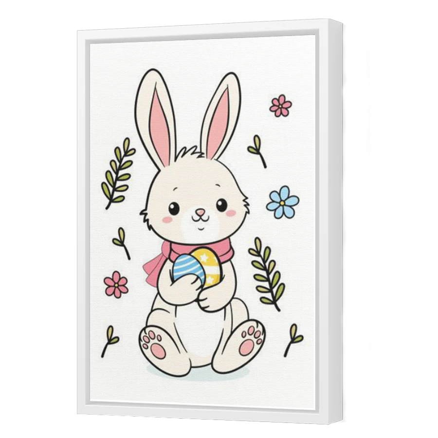 Thumbnail for Canvas - White Floating Frame