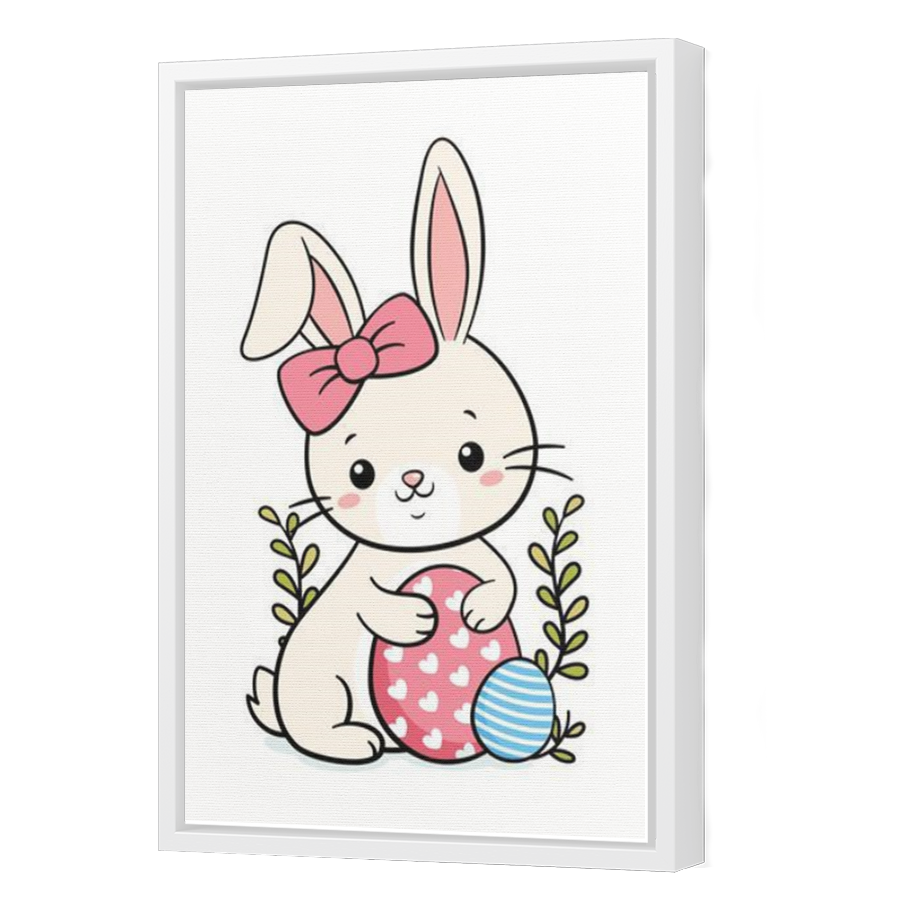 Thumbnail for Canvas - White Floating Frame