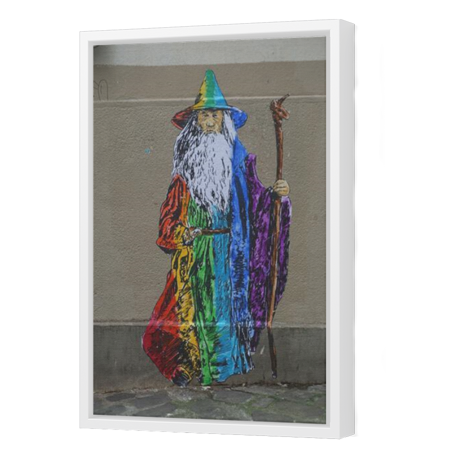 Thumbnail for Canvas - White Floating Frame