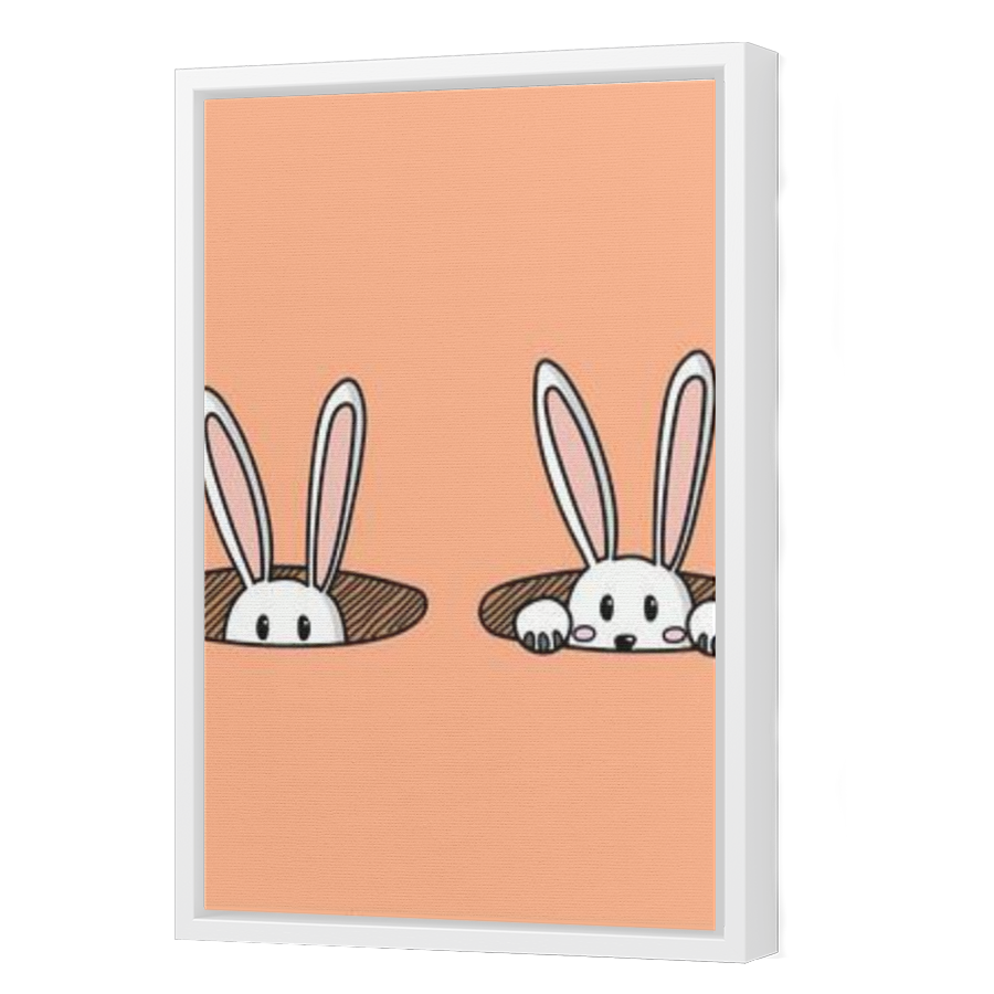 Thumbnail for Canvas - White Floating Frame