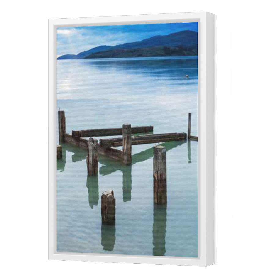 Thumbnail for Canvas - White Floating Frame
