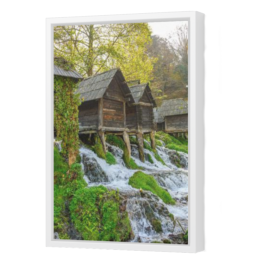 Thumbnail for Canvas - White Floating Frame