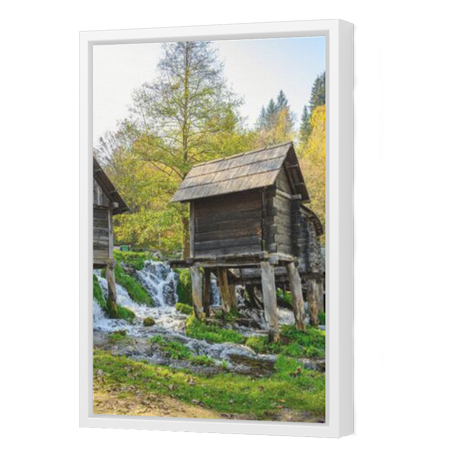 Thumbnail for Canvas - White Floating Frame