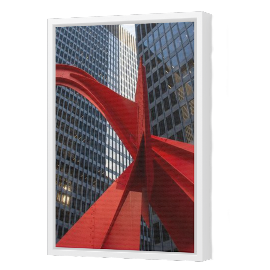 Thumbnail for Canvas - White Floating Frame