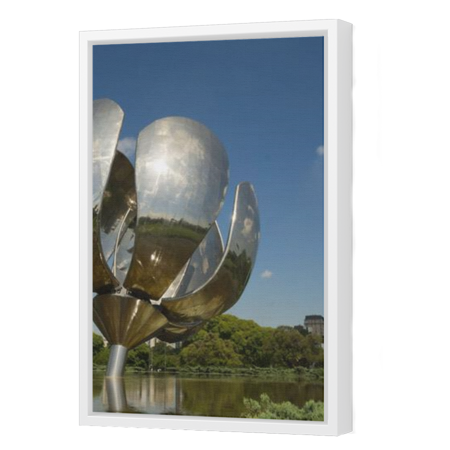 Thumbnail for Canvas - White Floating Frame
