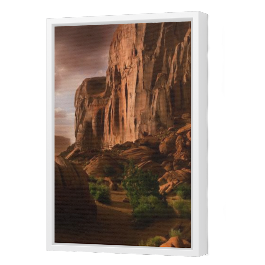 Thumbnail for Canvas - White Floating Frame