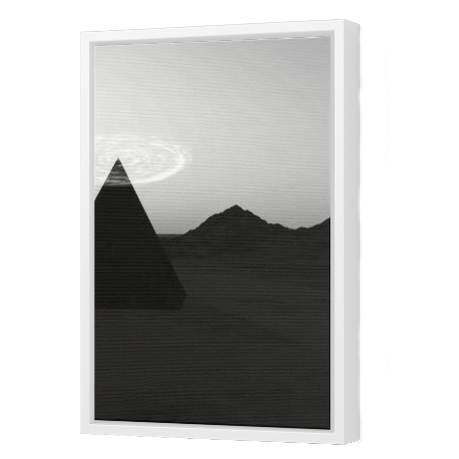 Thumbnail for Canvas - White Floating Frame