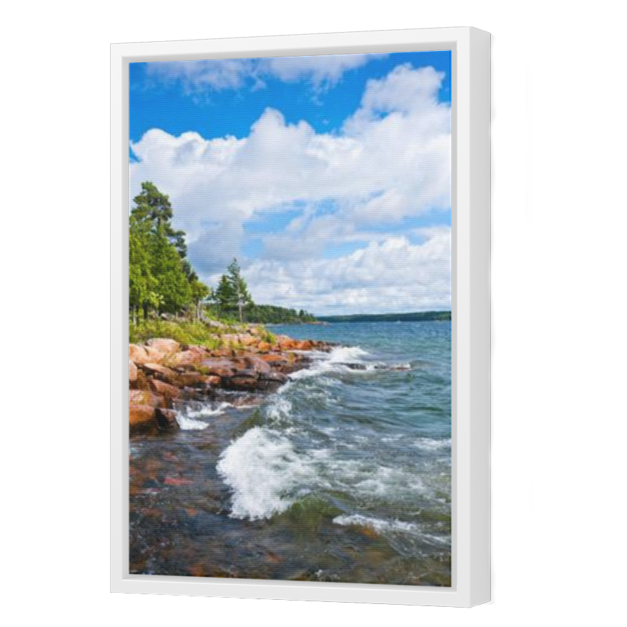 Thumbnail for Canvas - White Floating Frame