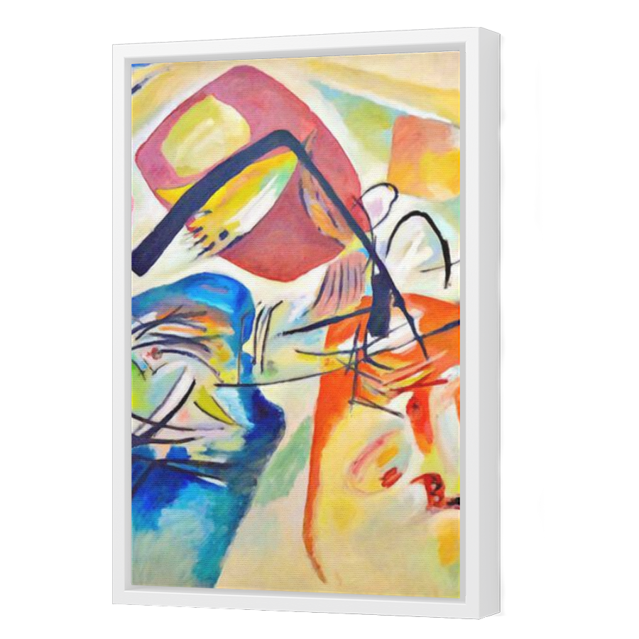 Thumbnail for Canvas - White Floating Frame