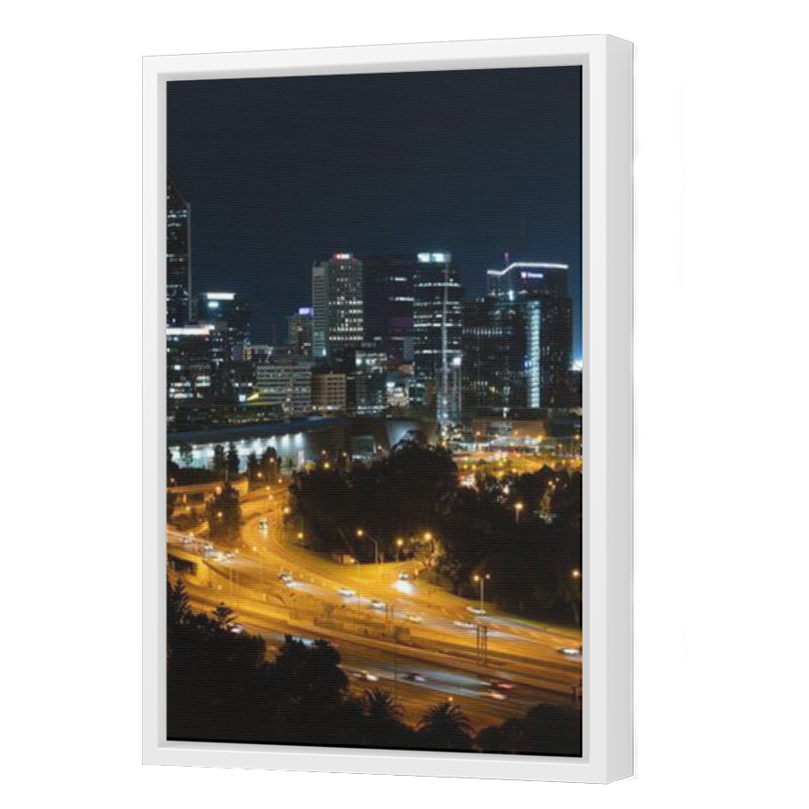 Thumbnail for Canvas - White Floating Frame