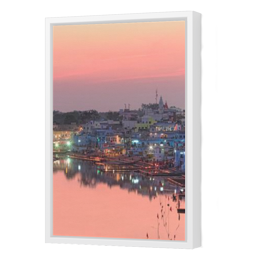 Thumbnail for Canvas - White Floating Frame