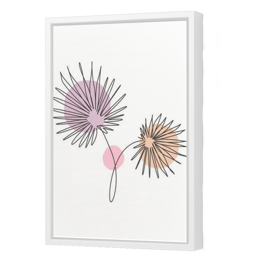 Thumbnail for Canvas - White Floating Frame