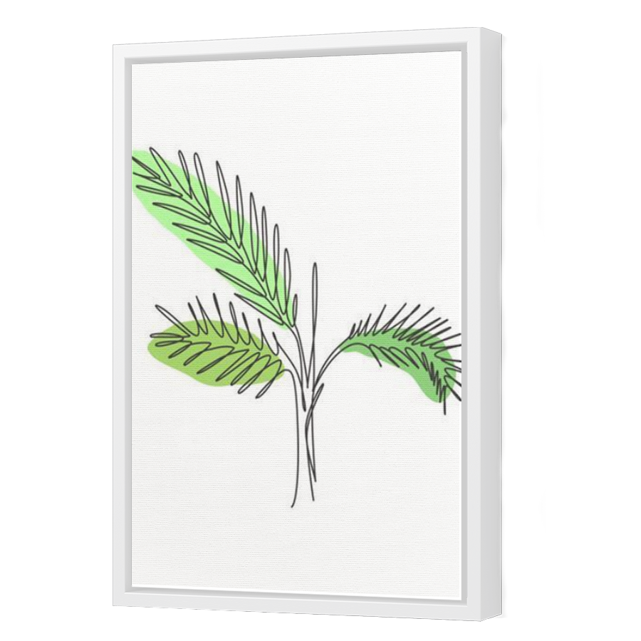 Thumbnail for Canvas - White Floating Frame