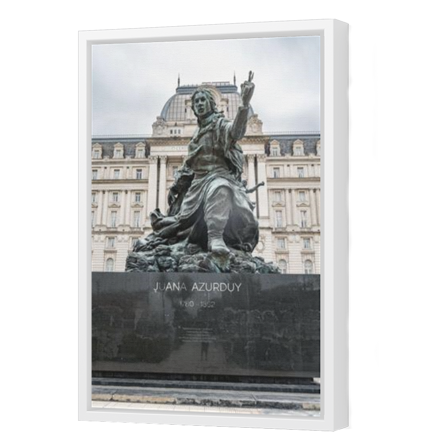 Thumbnail for Canvas - White Floating Frame